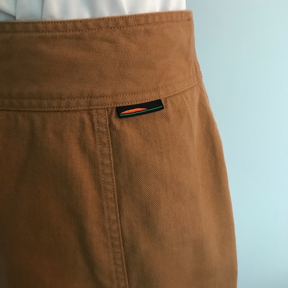 Chlorophylle - Brown Casual Mini Skirt - Picture 3 of 8